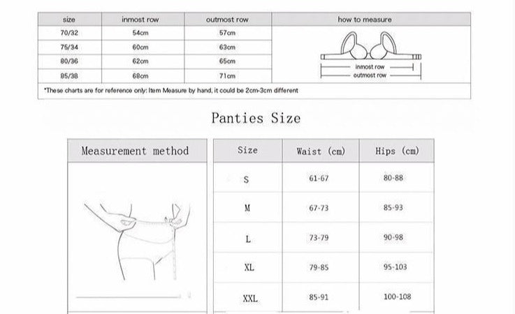 Aria Spitzen-Dessous-Set - Schwarz