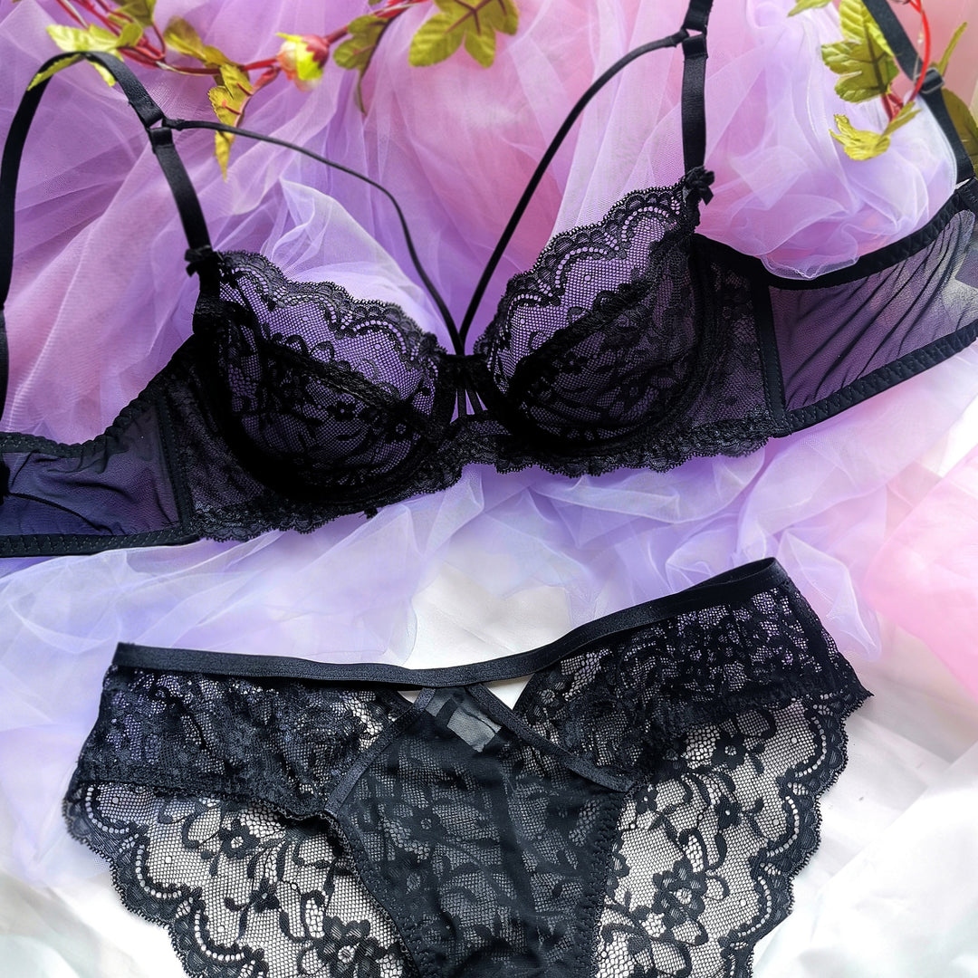 Helena Lingerie Set - Black