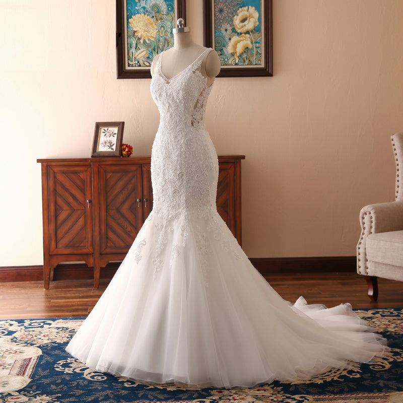 Lily Mermaid Flared Wedding Dress