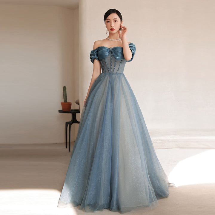 Martina Off Shoulder Prom Dress