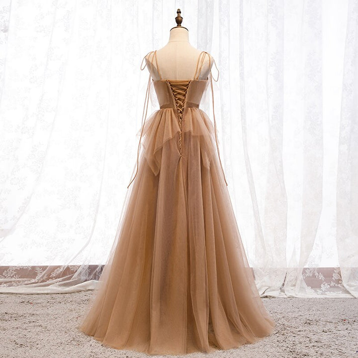 Esmee Ruffled Chiffon Prom Dress