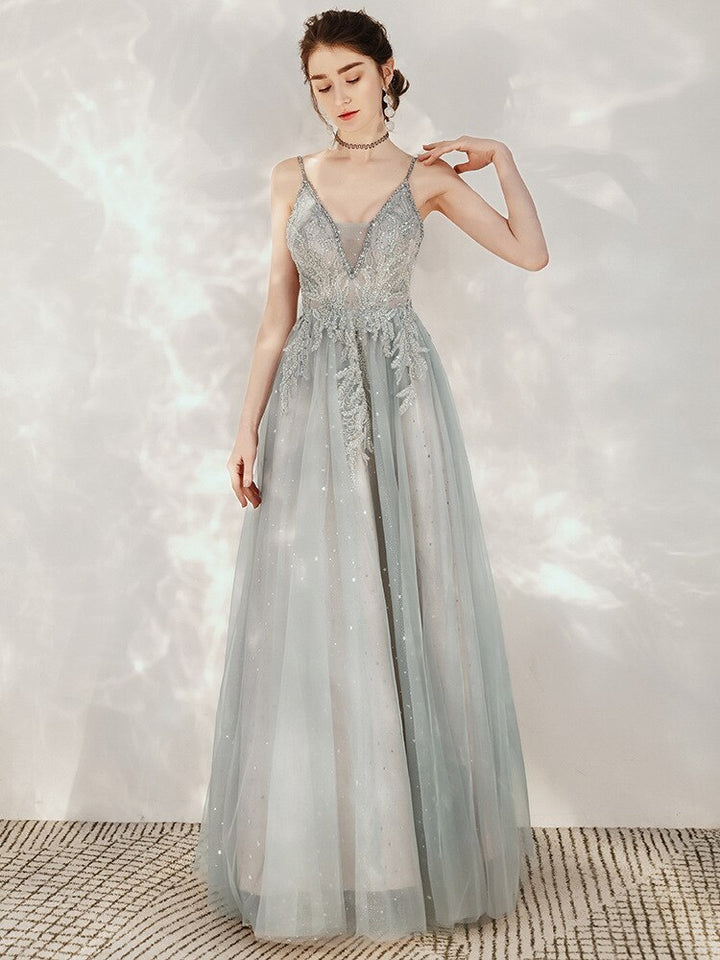 Celine Forest Fairy Embellished Prom Dress