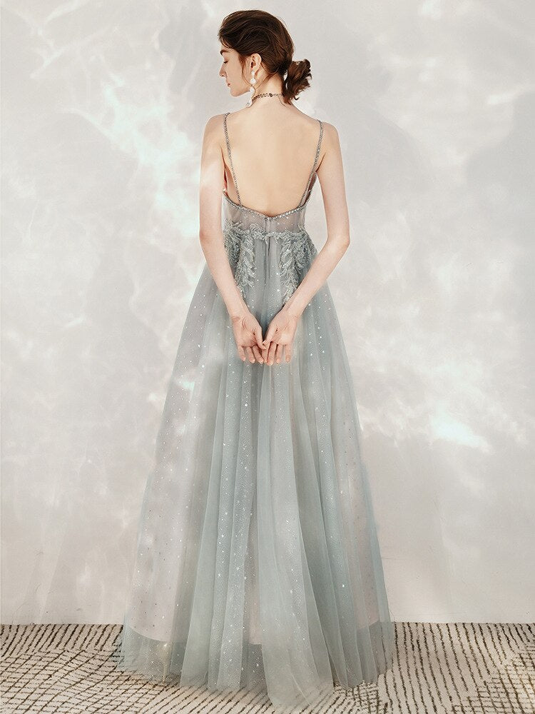 Celine Forest Fairy Embellished Prom Dress