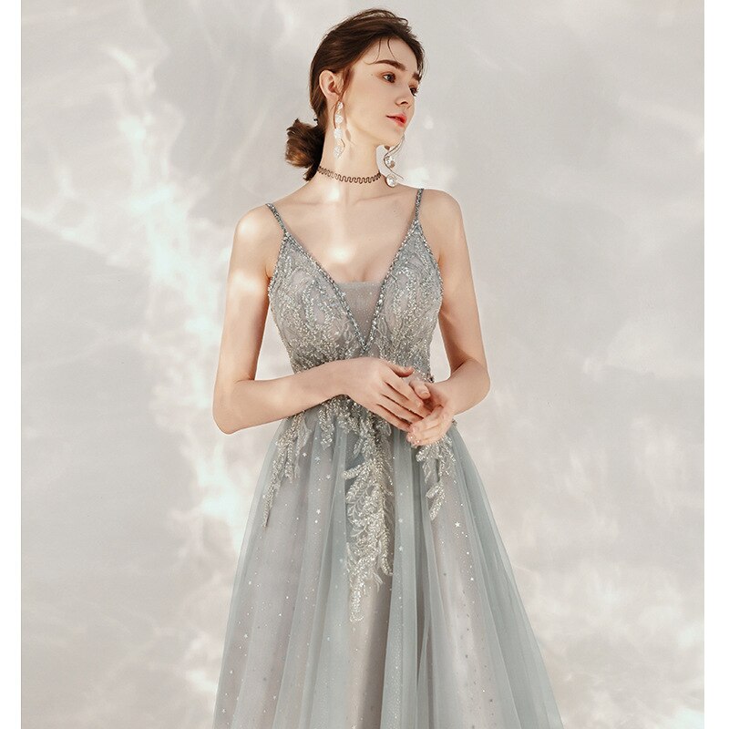 Celine Forest Fairy Embellished Prom Dress