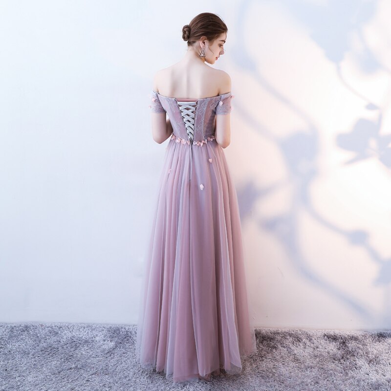 Isabella Off Shoulder Prom Dress