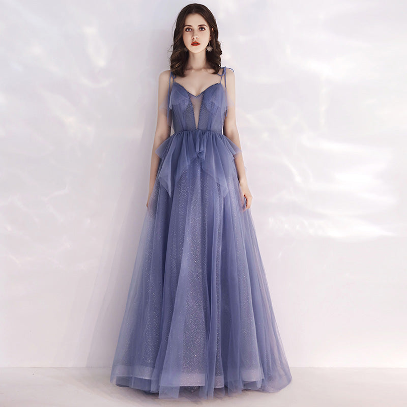 Fiona Flowy Chiffon Ruffled Prom Dress