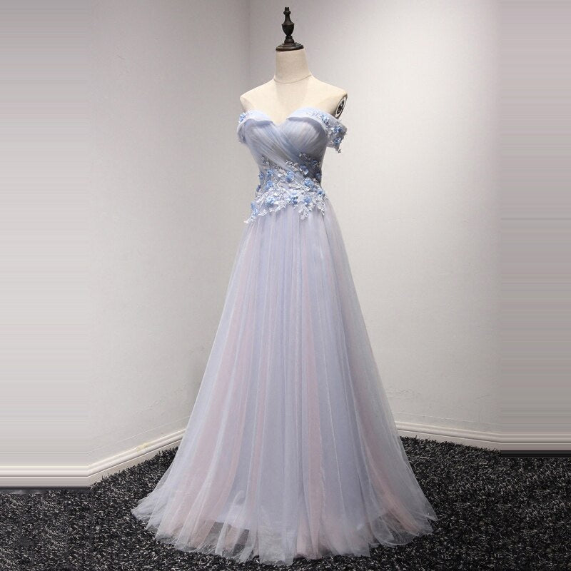 Valentina Off Shoulder Prom Dress