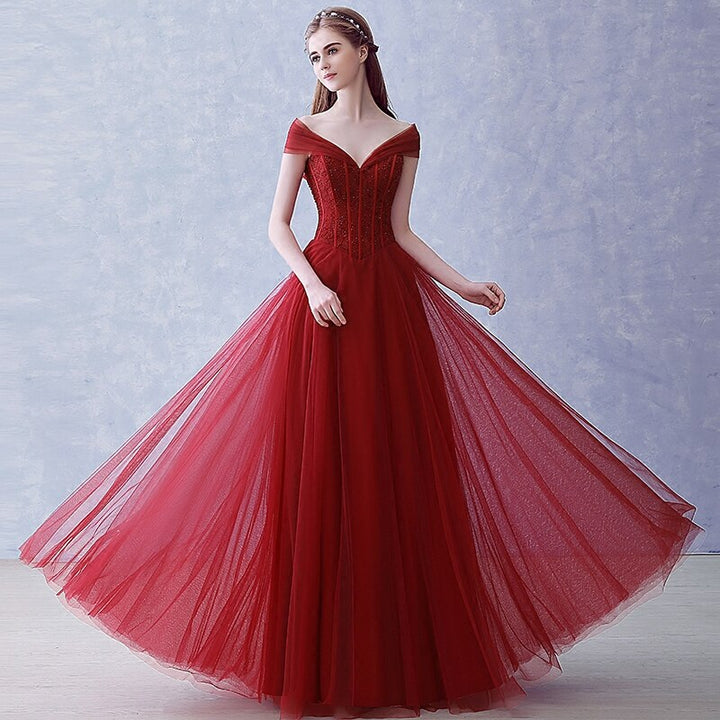 Aurora Off Shoulder Prom Dress