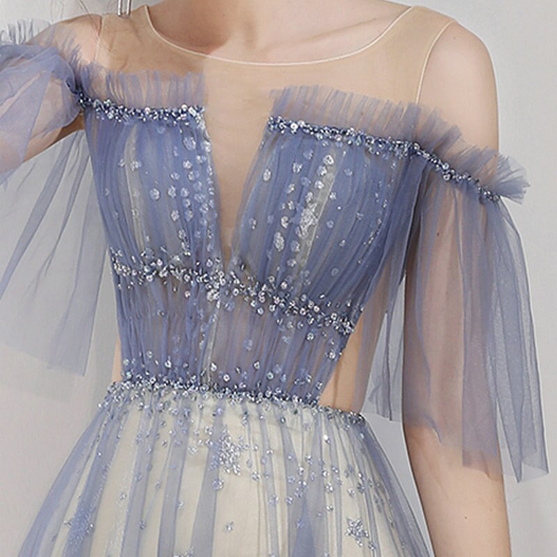 Ami Off Shoulder Prom Dress