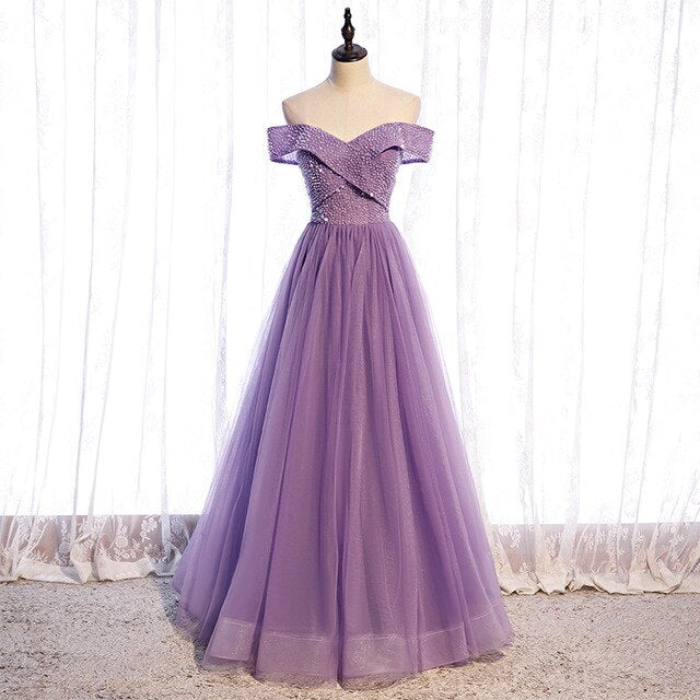 Lily Off Shoulder Prom Dress