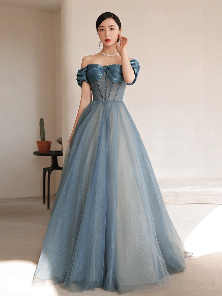 Martina Off Shoulder Prom Dress