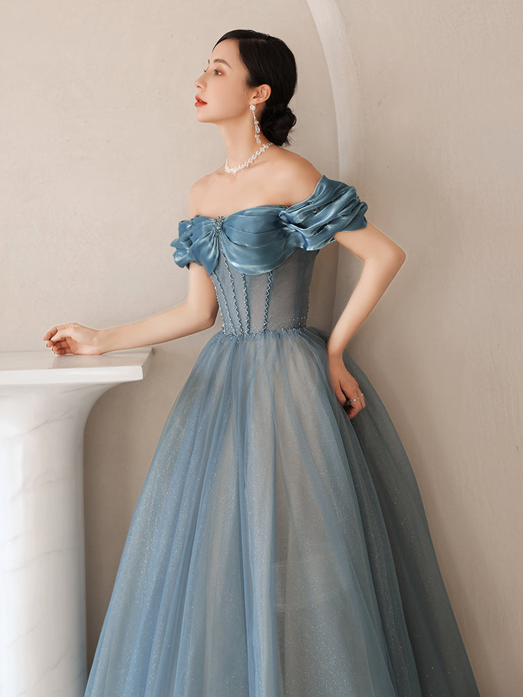 Martina Off Shoulder Prom Dress