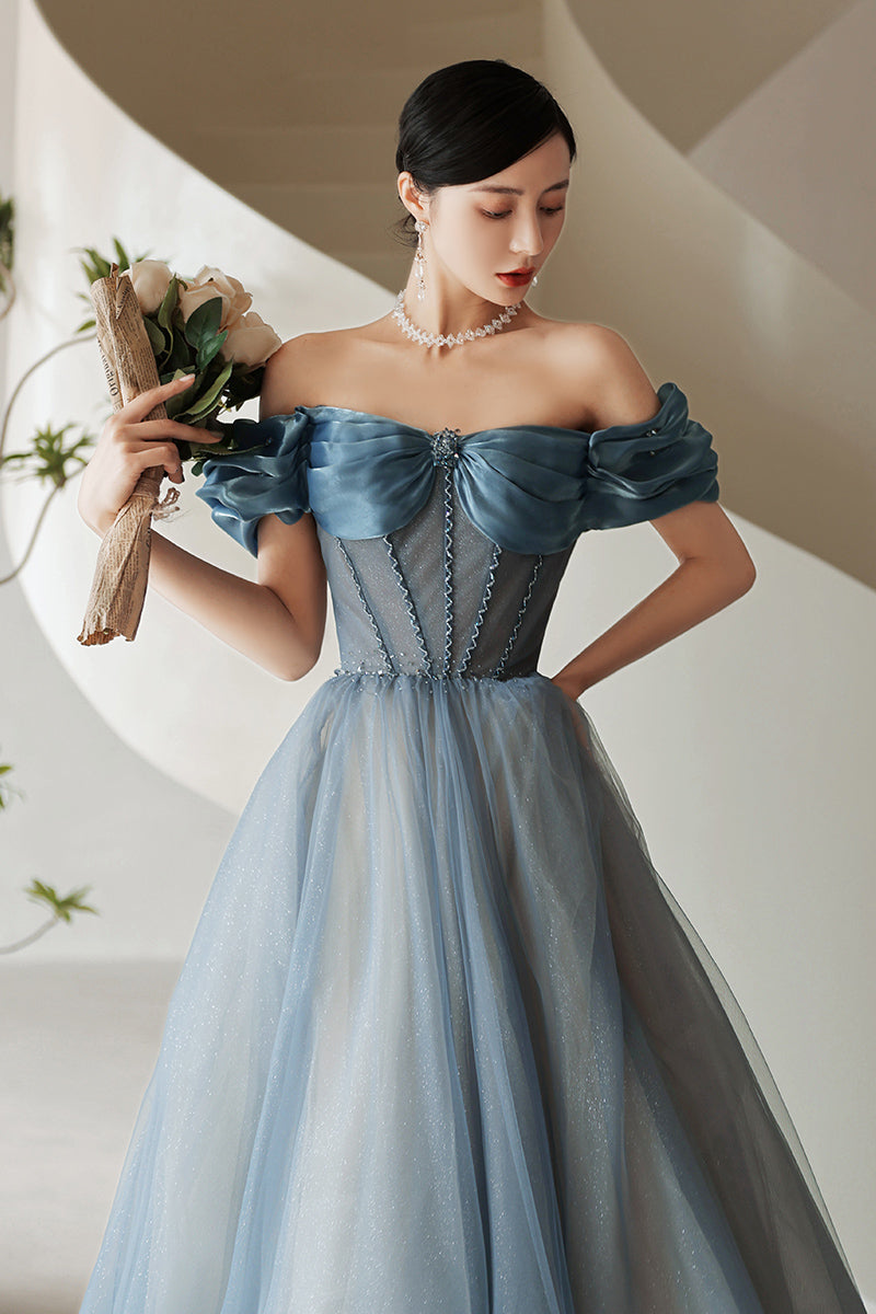 Martina Off Shoulder Prom Dress