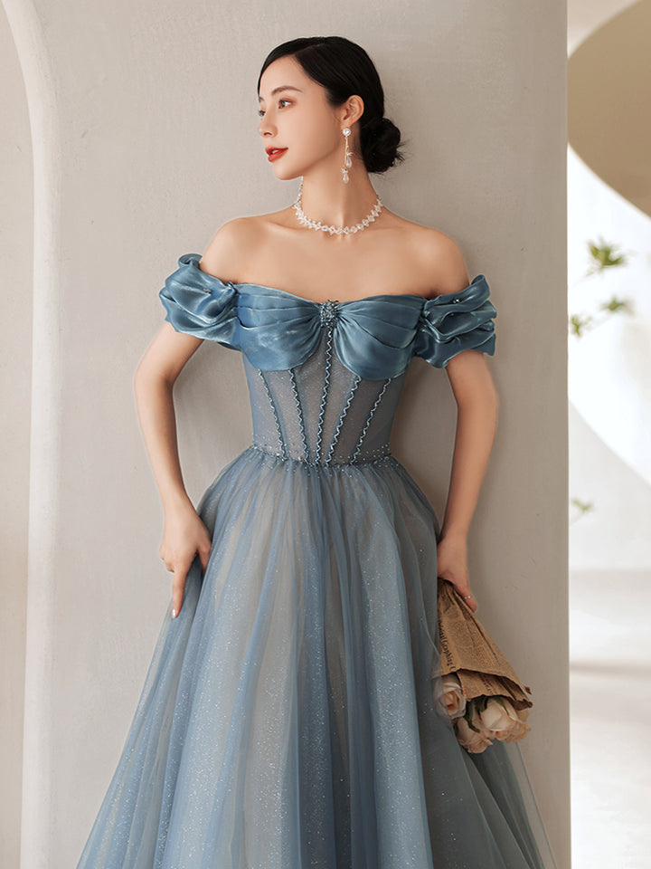 Martina Off Shoulder Prom Dress