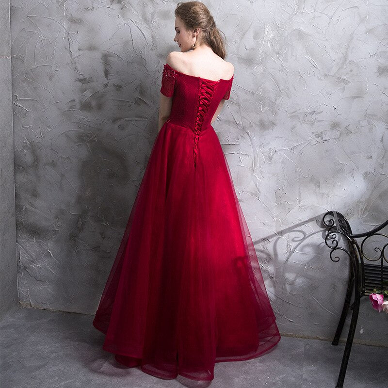 Alicia Off Shoulder Prom Dress