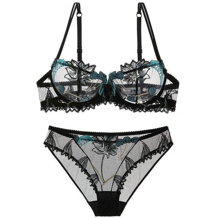 Ari Lace Lingerie Set - Black